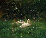Willem Maris Ducks oil painting artist